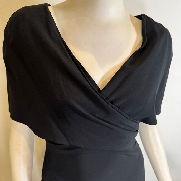 80s Bill Blass Crisscross Silk Gown - Picture 2 of 7